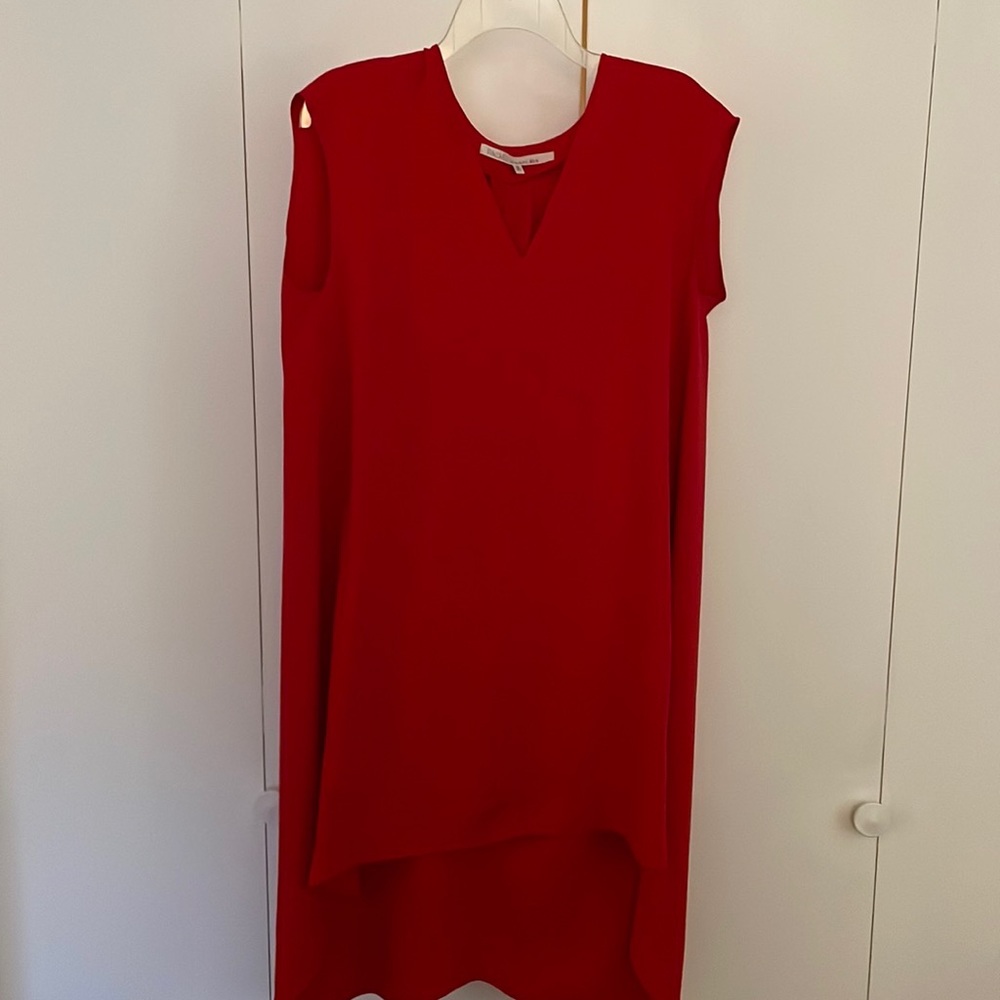 Rachel Roy red high/low mini dress